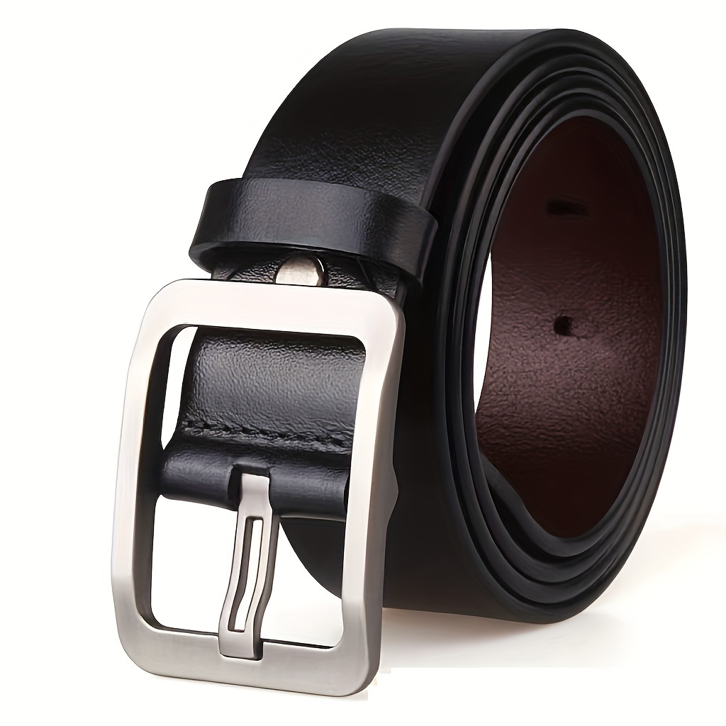 TEMU Needle Belt, Trendy Brand Soft Needle Belt, Youth Personality, Fashion, Business And Leisure Pants Belt Wide Needle Waistband,suitable For Men
