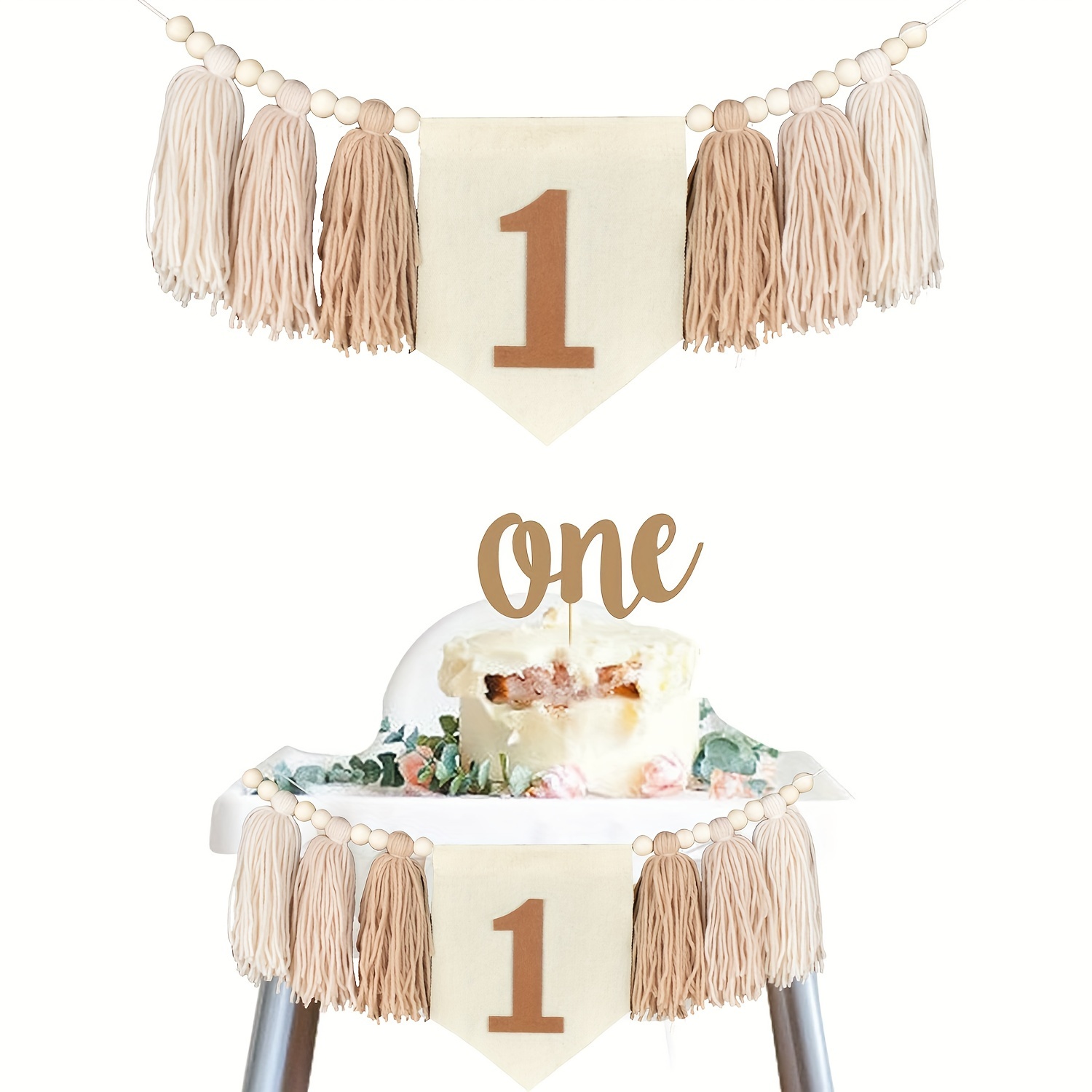 Bannière D'anniversaire Pour Chaise Bébé – 1 An
