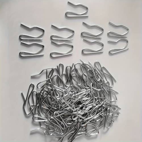 80 metal curtain hooks suitable for pleated curtains 1 24 inch rust resistant curtain for pins s shaped for pin hooks for windows doors shower curtains and rv curtains