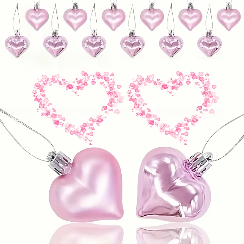 TEMU 14pcs -shaped Decorations, Décor Ornaments, Set, Suitable For Home, Office Decoration, Parties, Weddings, Easter Decor, Valentine's Day Gift