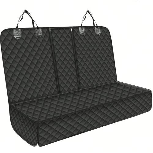seat cover for back seat dog seat cover durable anti scratch and anti slip protects pet fur and mud washable back seat dog cover for car armrest compatible