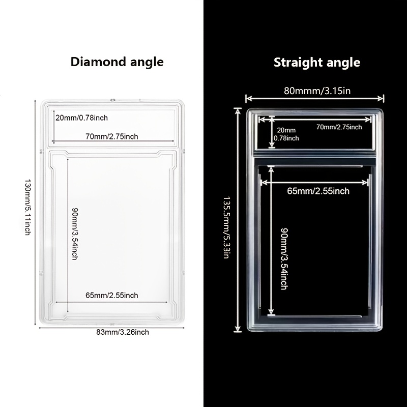 graded card slab dimensions Amazon.com: Dinavio Crafthouse PSA Graded Card Display Acrylic Case for  Standard PSA and CGC Slabs - Slab Case - PSA Card Case - Graded Card  Display Case - Updated Dimensions main image 1