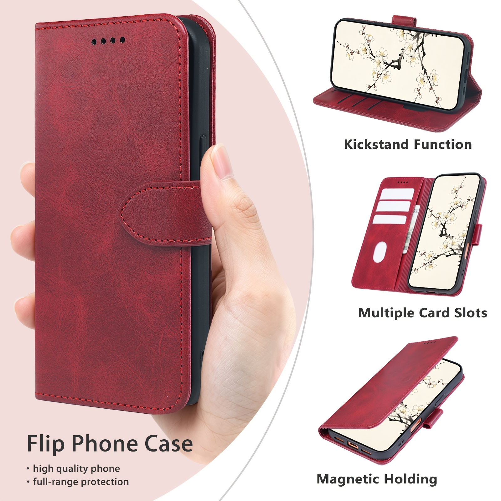 TEMU Phone Case - [for Redmi Flip Case]flip Wallet Case For Redmi Note 15 Pro 4g/note 15 Pro 5g/note 15 Pro  5g, Phone Cover Case, Wallet Flip Case