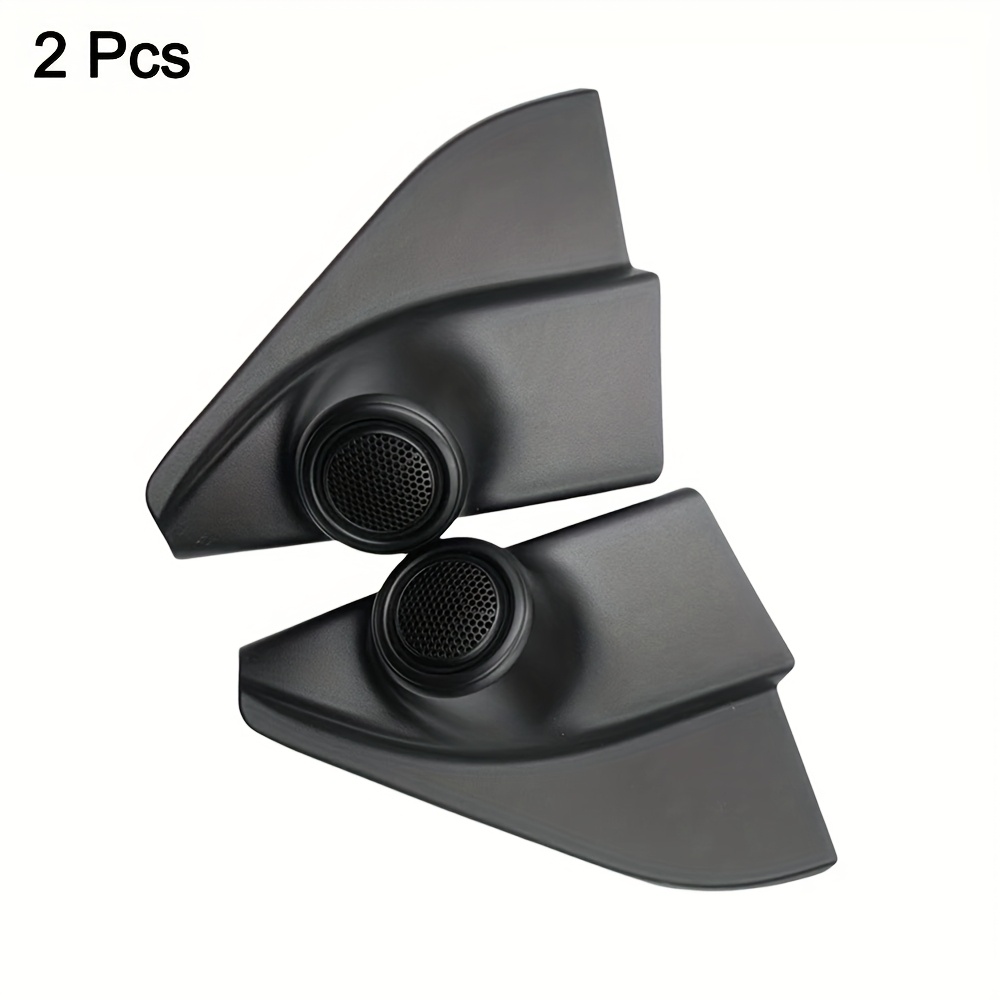 TEMU 2pcs Car Tweeter Refitting Audio Door Angle Speaker Covers Box Mounts Bracket Car Speaker Case For Hilux 2016-2019, Without Battery