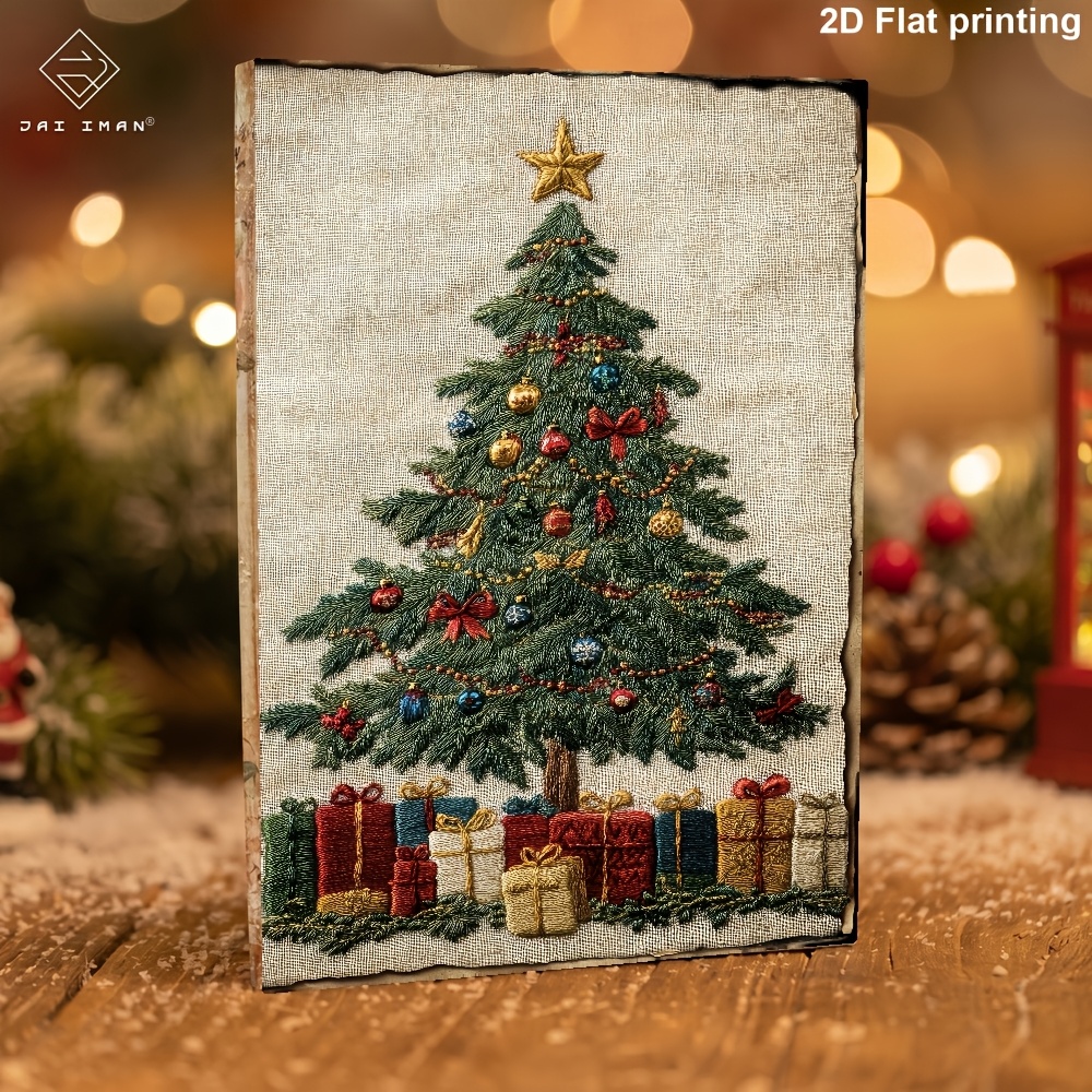 TEMU JAI IMAN A5 da 96 (motivi non ripetuti) con a Colori Piatte 2D Stile Motivi Albero di Natale per Scrapbooking, Collage, Artigianato, Souvenir,