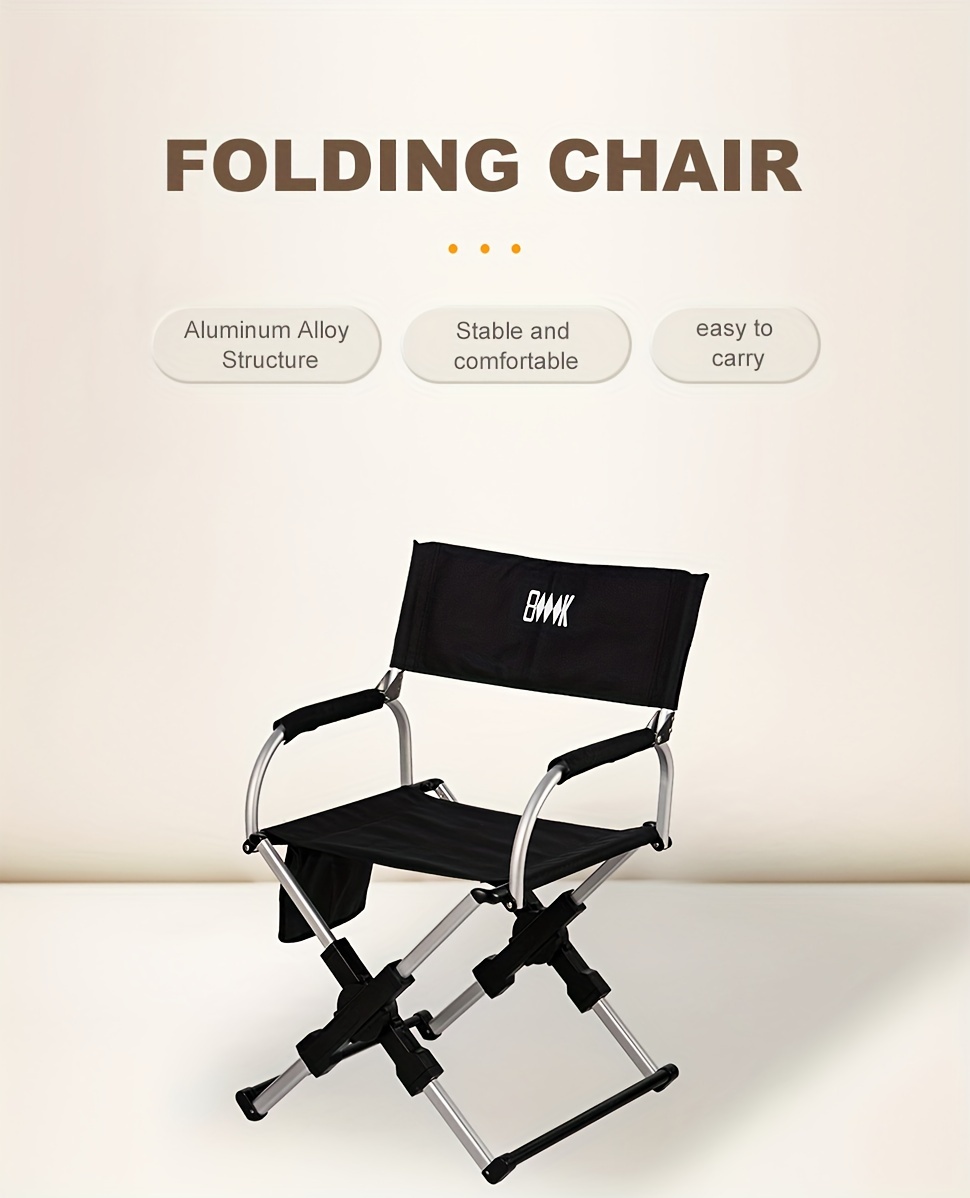 outdoor folding camping chair leisure chair back chair convenient and stable fishing chair light folding armchair suitable for outdoor camping travel dinner fishing leisure chair Product details 0