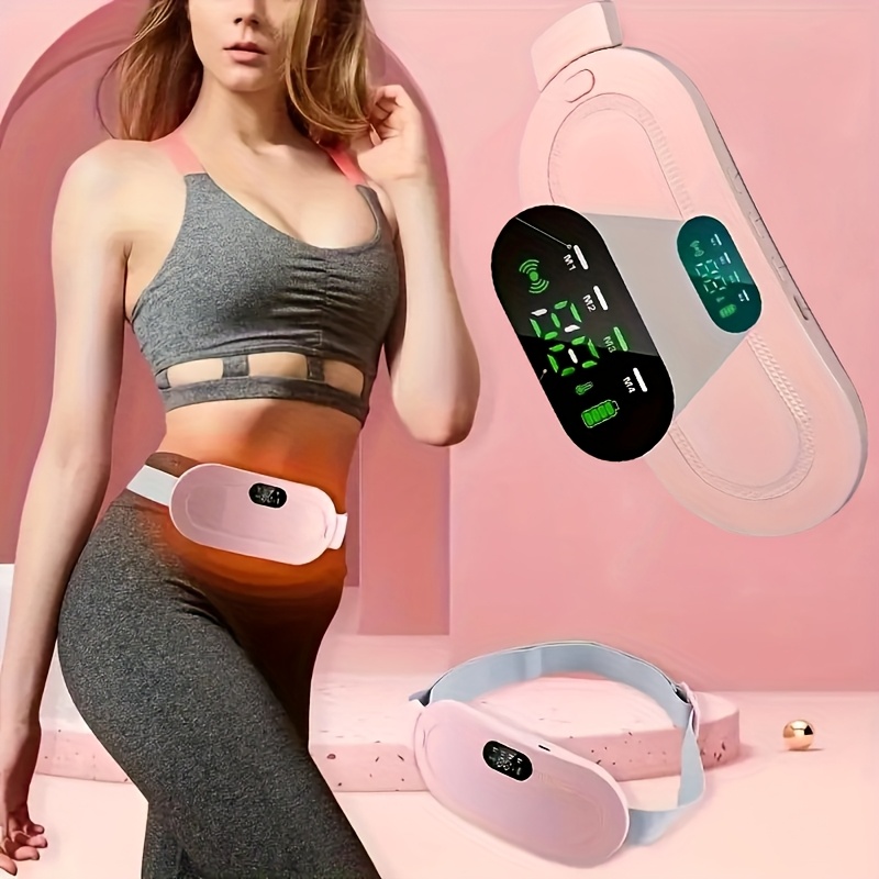 USB Charging Portable Menstrual Heating Pad, Abdominal and Waist Heating Massage Belt for Warmth, Electric Heated Waistband