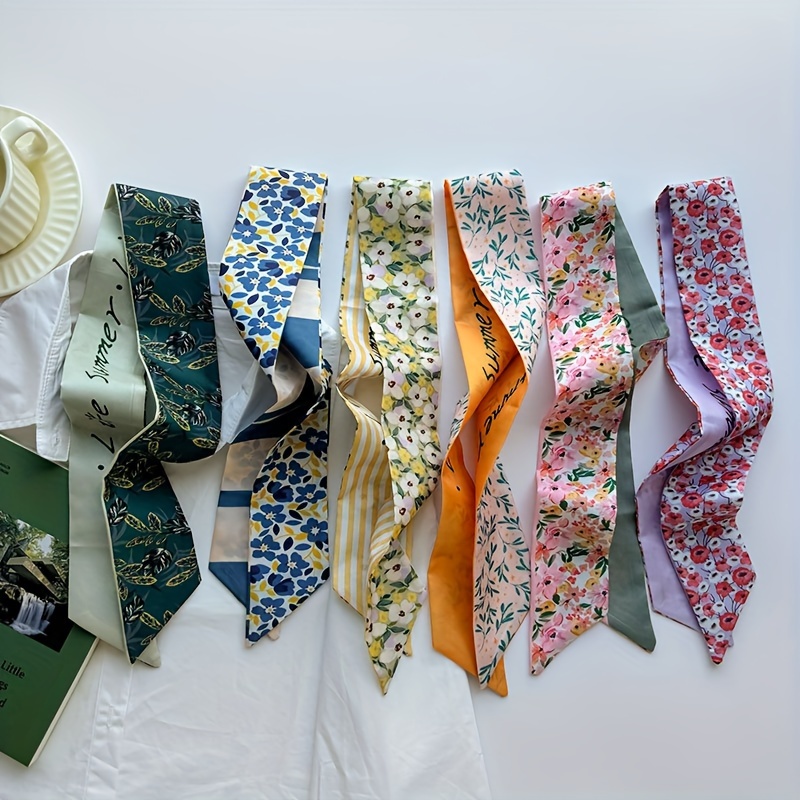 

6pcs & Striped Set - Polyester Bow For Women