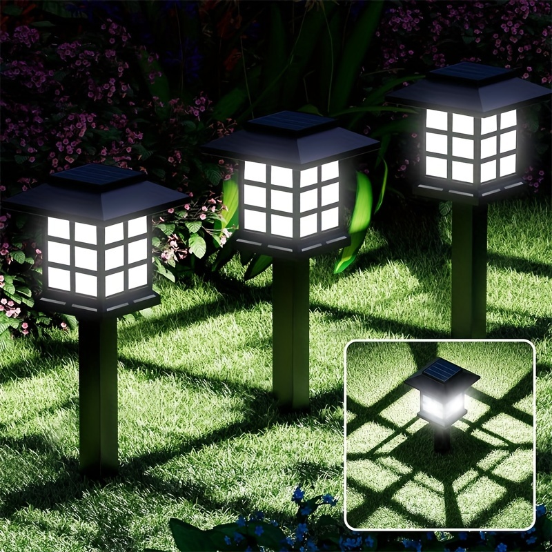 

12 Pack Solar Lights, Led Decorative Landscape Lawn Garden Lights, Solar Integrated Led Lights, Waterproof Outdoor Solar Lights For Gardens, And Yards