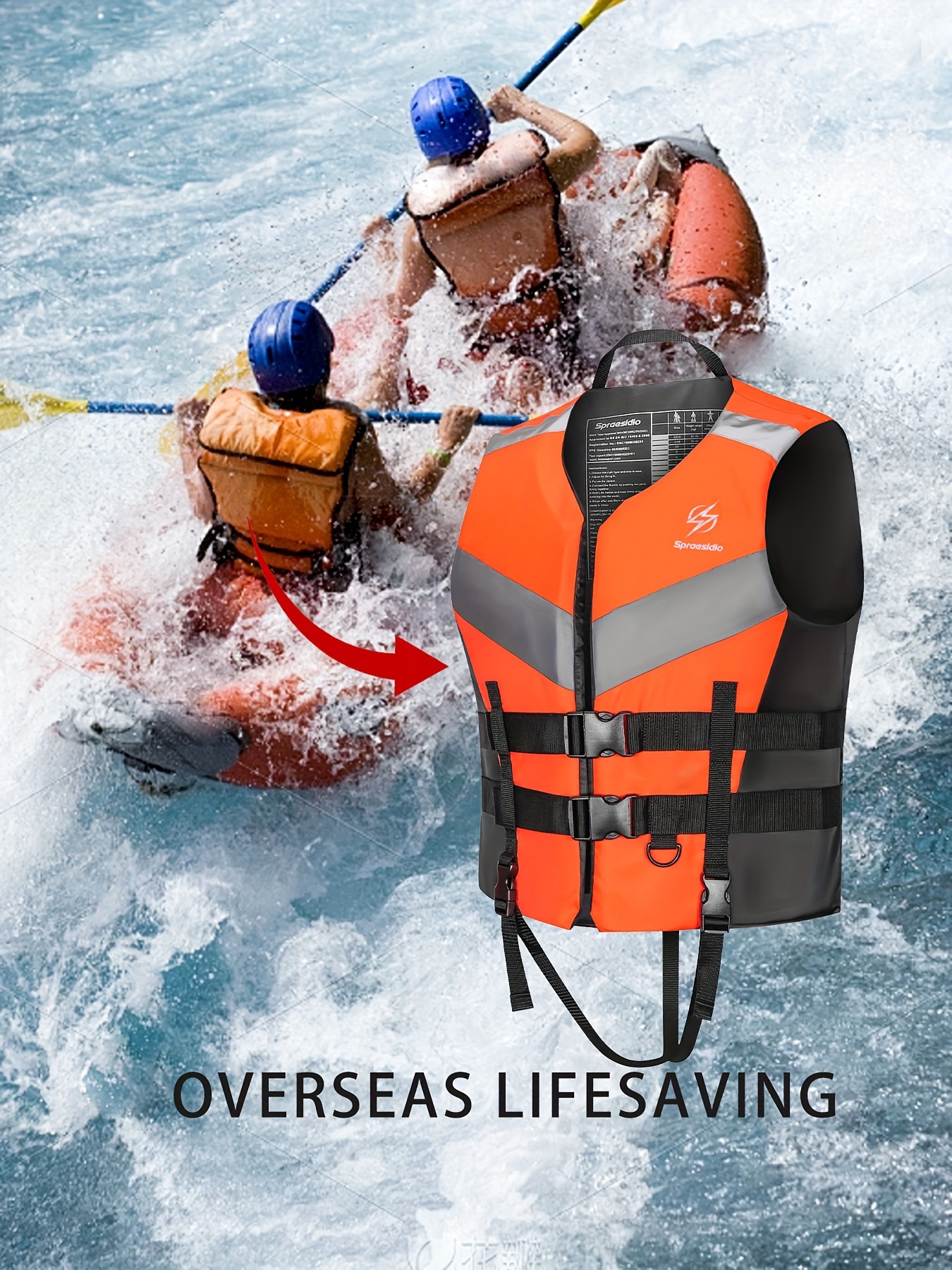 Mimigo Fly Fishingvest Fishing Safety Life Jacket For Swimming