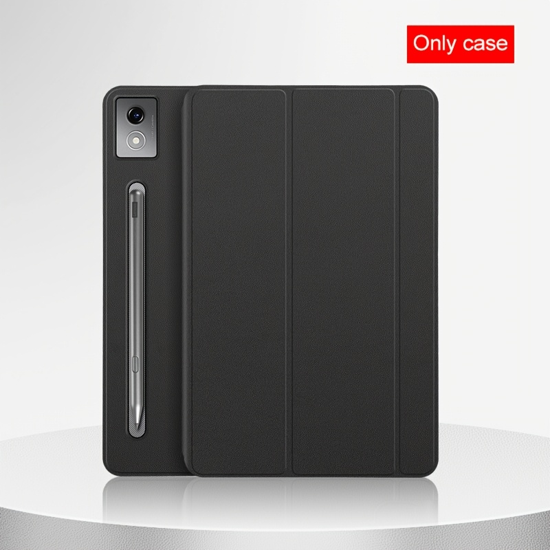 Image of For Idea Tab Pro Foldable Protective Case - Non-magnetic, Fixed Plate With Base Shell, Durable Polyurethane Cover, Magnetic Design For Secure Storage, For Idea Tab Pro