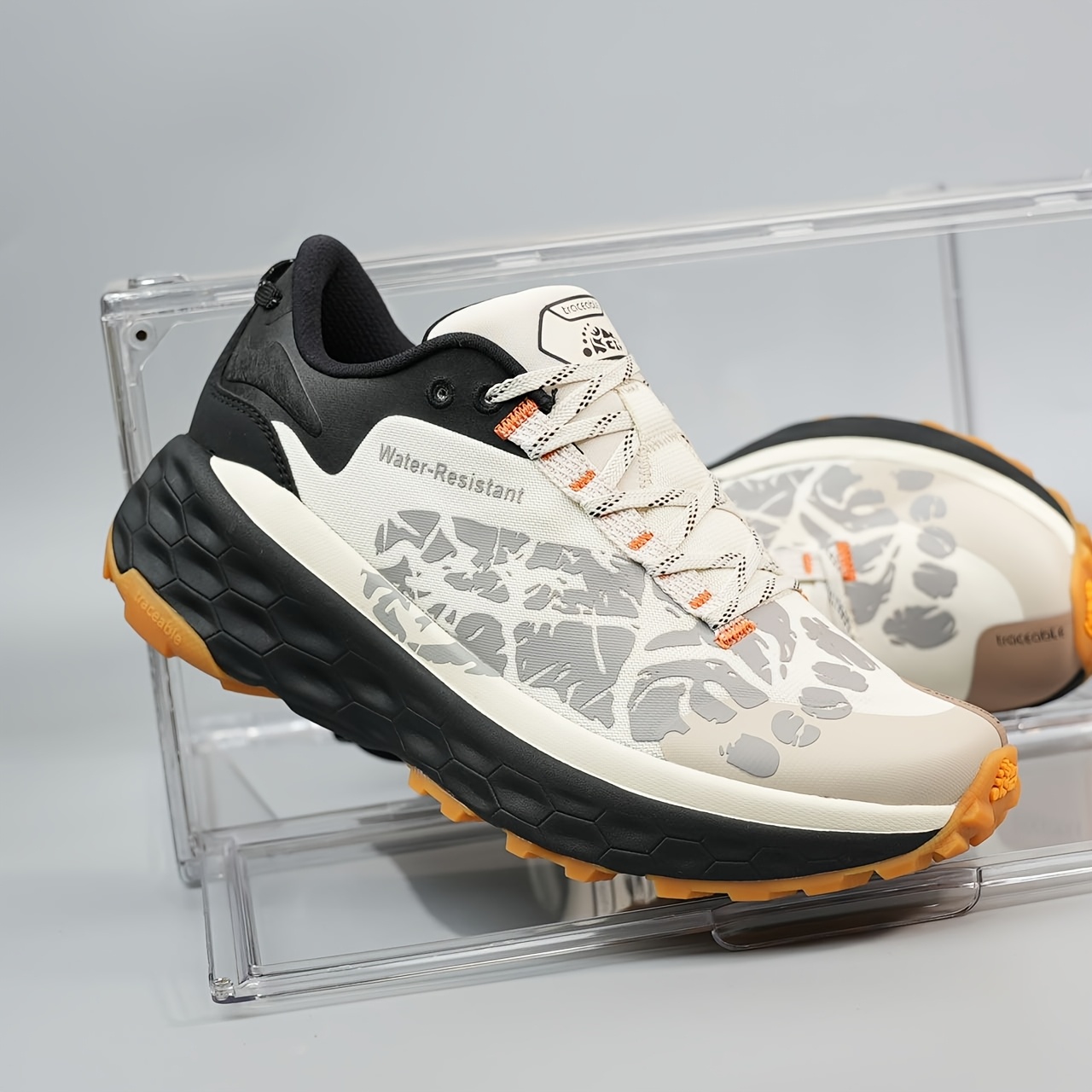 [Sneakers] Men'S Outdoor Shoes Men'S Shoes Lightweight Comfortable Shock Absorption Trail Running Shoes Anti Slip Casual Shoes Fashion Versatile Sports Running Shoes