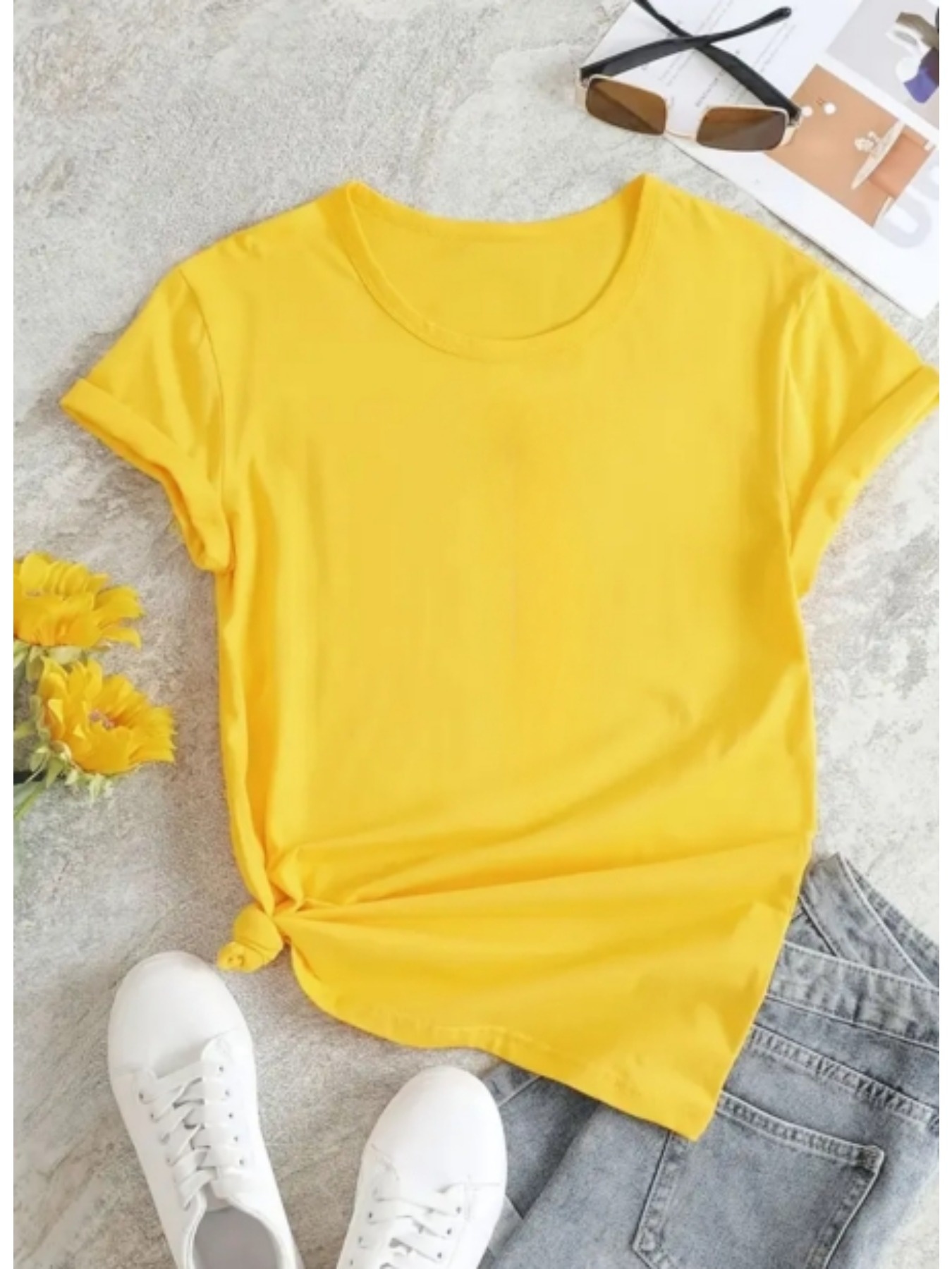 yellow shirts for ladies