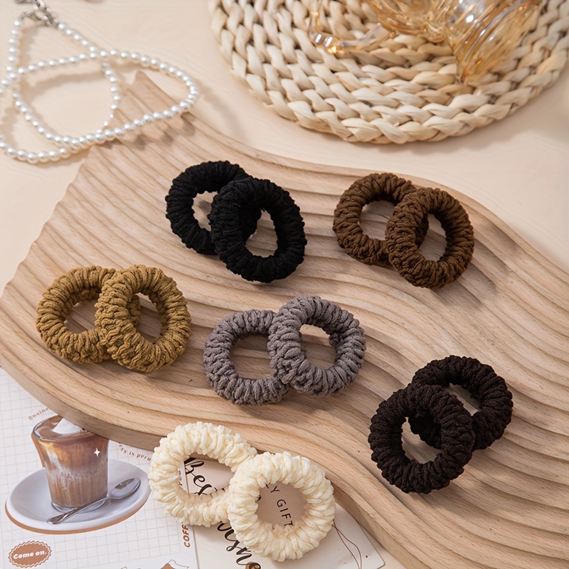 Popcorn Hair Ties, High Elasticity and Durability