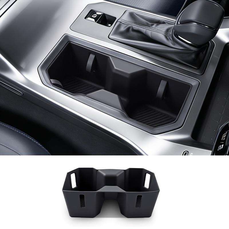 TEMU Suitable For 2026 For Rav4 Center Console Cup Holder Silicone Protective Cover, Automotive Interior Additions