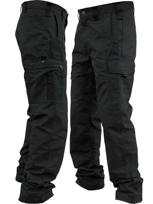 1pc mens cargo pants multiple pockets durable fabric for outdoor hiking and construction work summer seasonal safety work pants solid