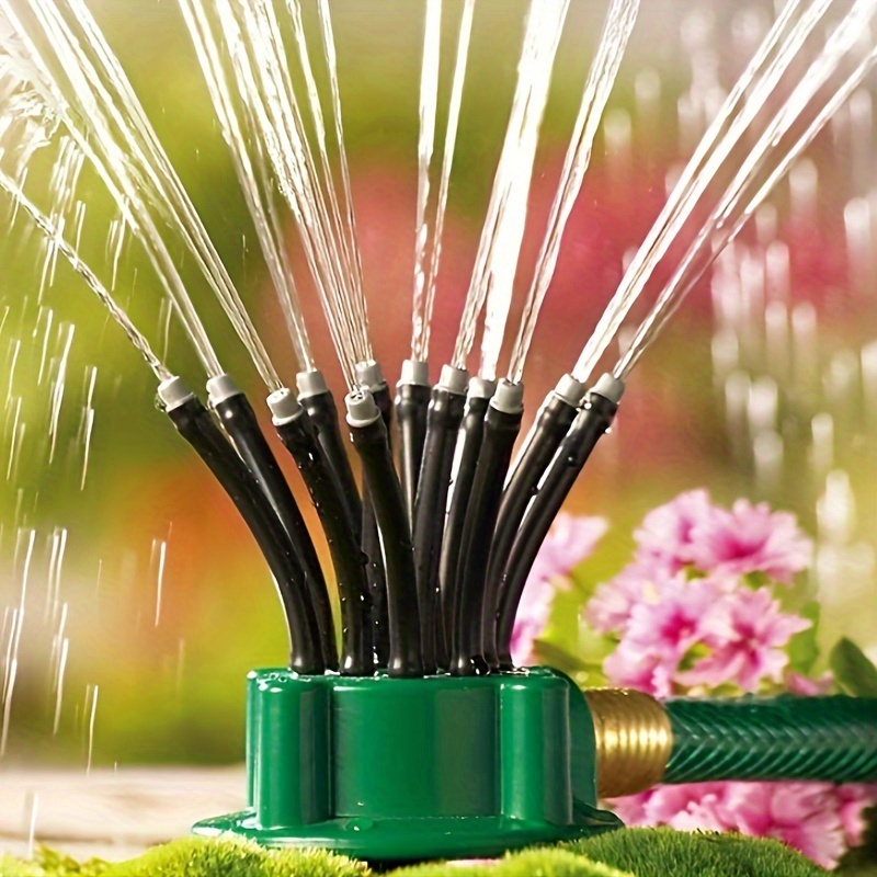 

Garden Sprinkler, 360 Degree Automatic Multi-head Watering Sprinkler, Gardening Garden Irrigation Tool, Flower Sprinkler Head, Garden Supplies, Convenient