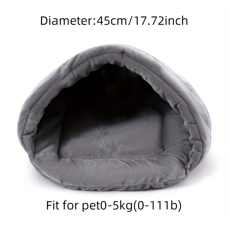 cozy pet bed for small dogs cats no   soft warm indoor dog house with durable fabric   use for small breeds   winter year round   Product details 0