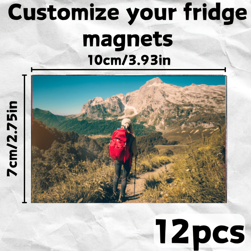 TEMU Rectangular Fridge Magnets, Custom Team Photo, Custom Photo Fridge Magnet, Personalized Photo Magnets, Photo Magnets, Custom Fridge Magnets,