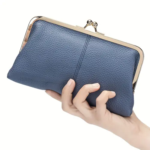vintage leather clutch purse for women multi layer mobile phone wallet carnival mardi gras music festival