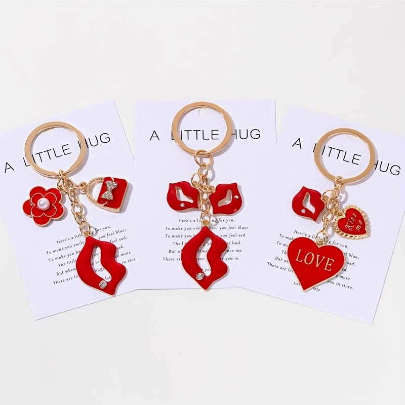 Set Portachiavi Cuore e Chiave  Idee Regalo per Innamorati – Lab Charm