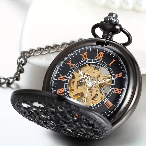 mechanical vintage steampunk spider web watch alloy case mechanical movement non with chain for men and women vintage accessory steampunk aesthetic ornate engravings