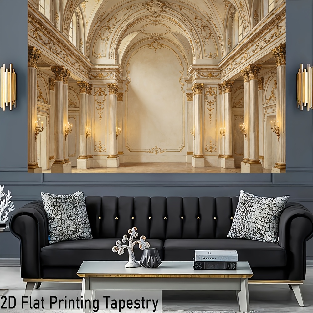 Luxury Arched Hall Vintage Wall Panel Backdrop