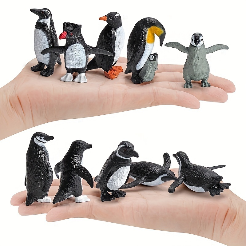 Antarctic Animal Simulation Penguin Model with Ice House
