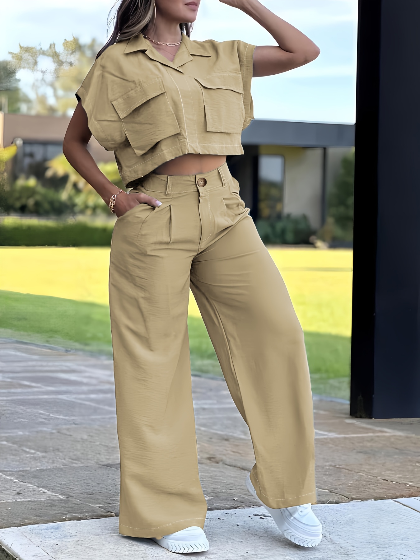 Glamaker Lounge Travel - Conjunto De 2 Piezas Para Mujer, Casual, Para El Aeropuerto, Otoño