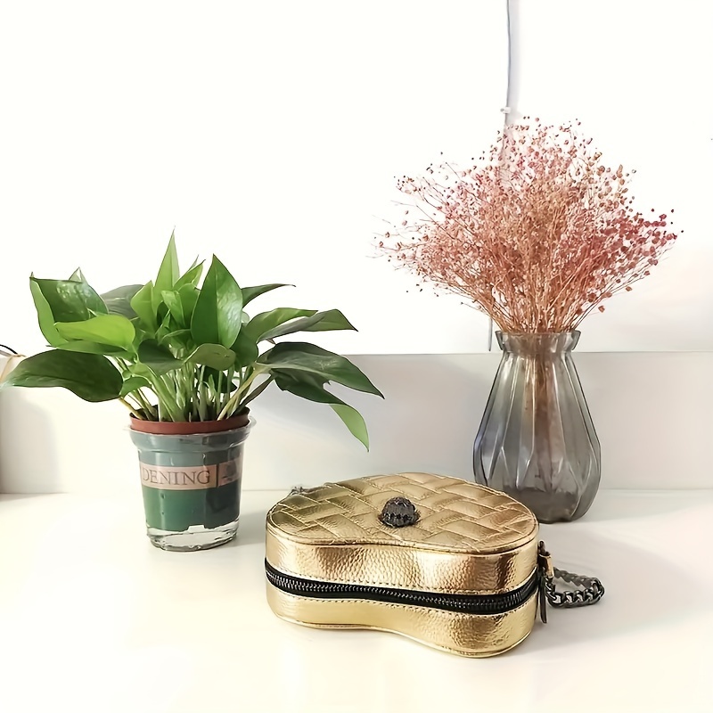 

-shaped Jewelry Organizer - Multipurpose Small Box Unique For , , Necklaces, -bed