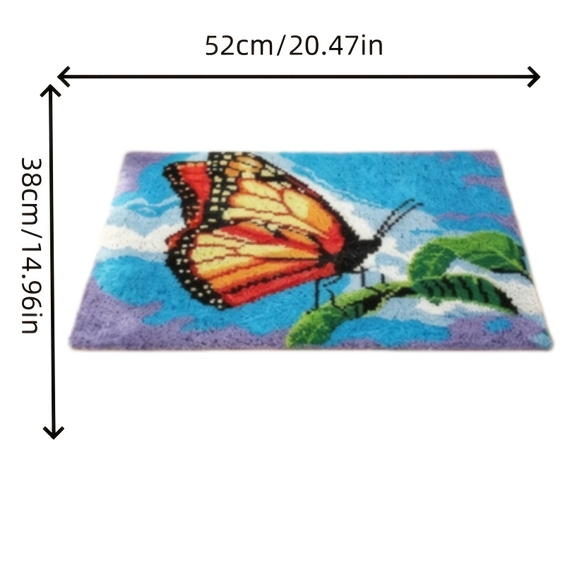 Lock Hook Kit with Butterfly Pattern for DIY Pillowcase