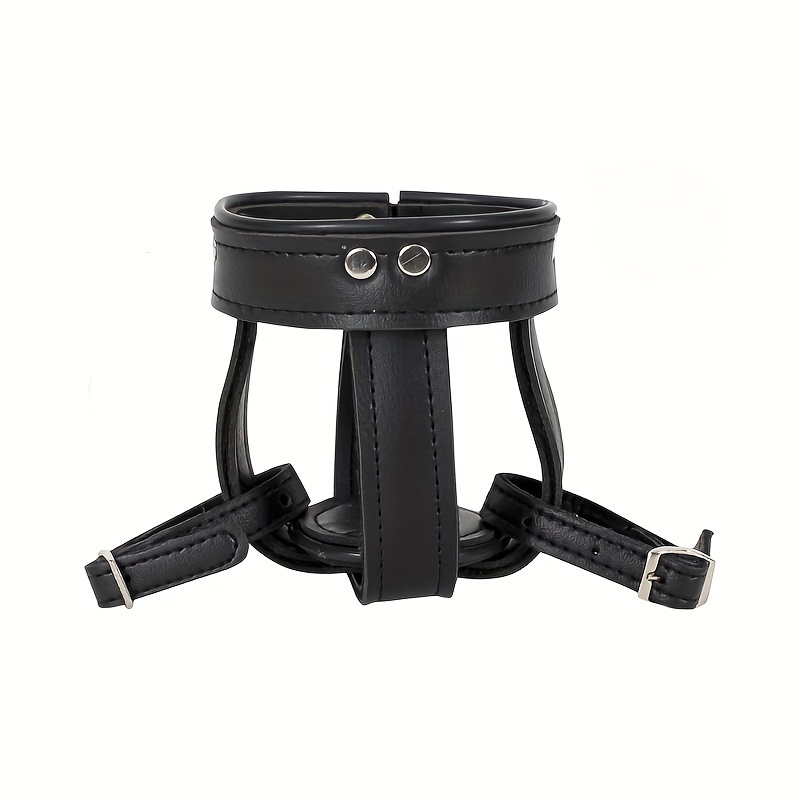 TEMU Motorcycle Cup Holder With Leather Straps