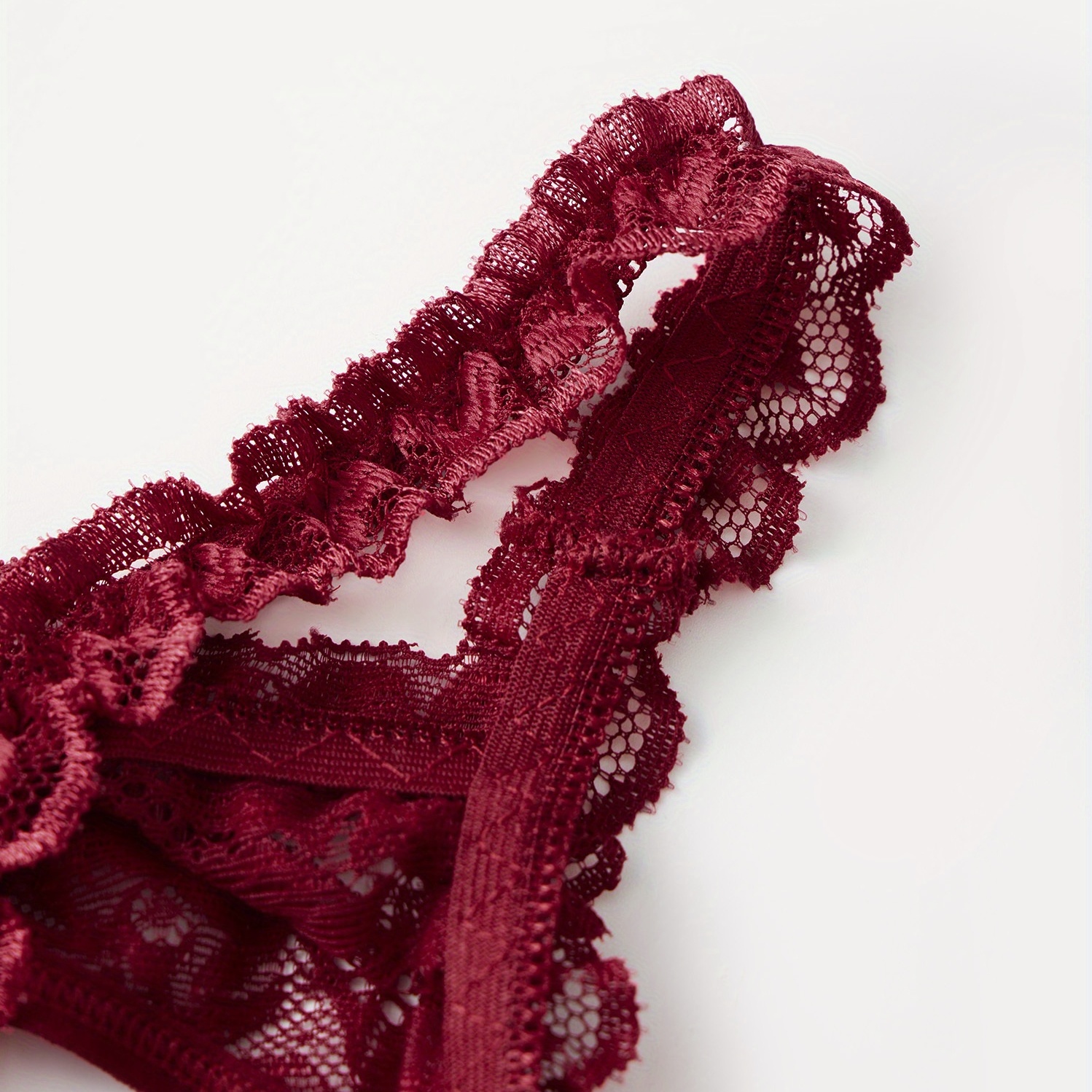 Women's Seamless Lace Mesh Thong - Low-waist Sheer Bow Design, Breathable and Sexy Seamless Underwear, Suitable for Intimate Wear, No Batteries Needed, Intimate, Bow Details, Comfortable Fit