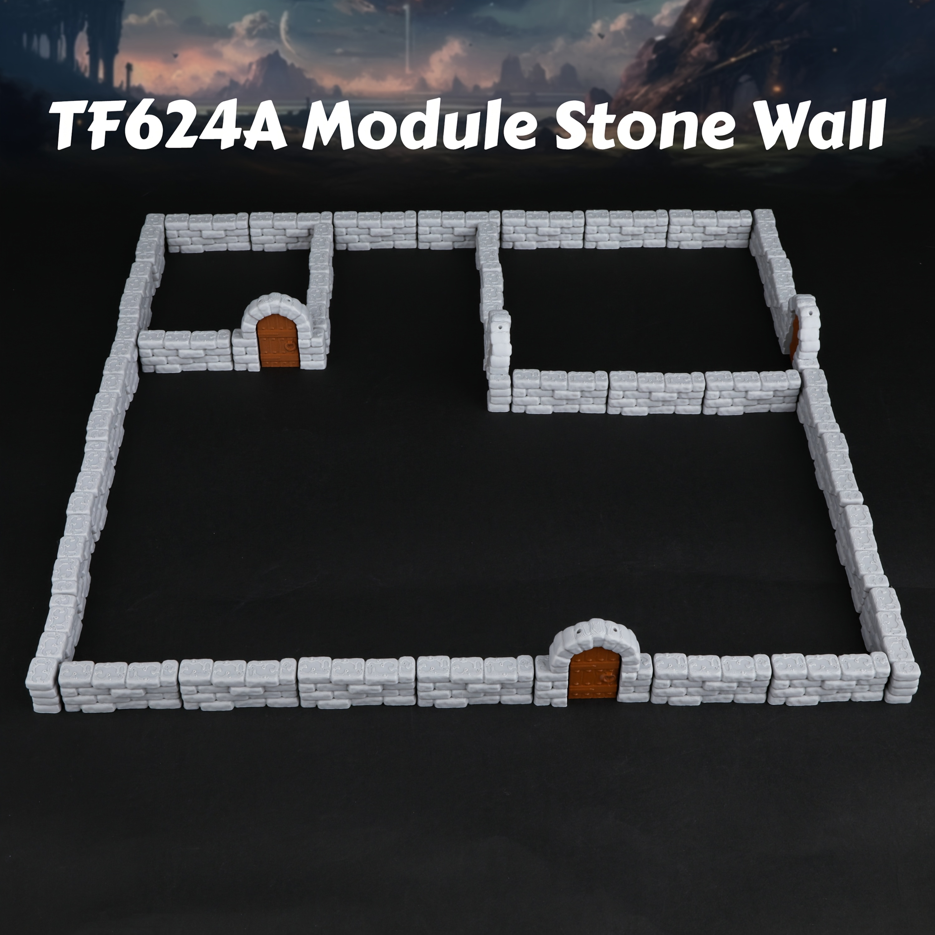 Expandable Modular Terrain Set for RPGs