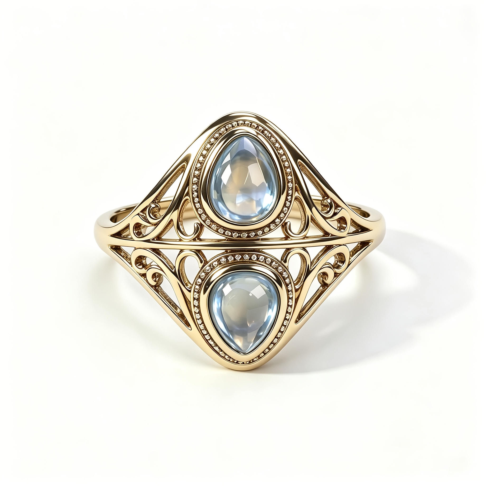 Women's Luxurious Vintage Wide Band Ring