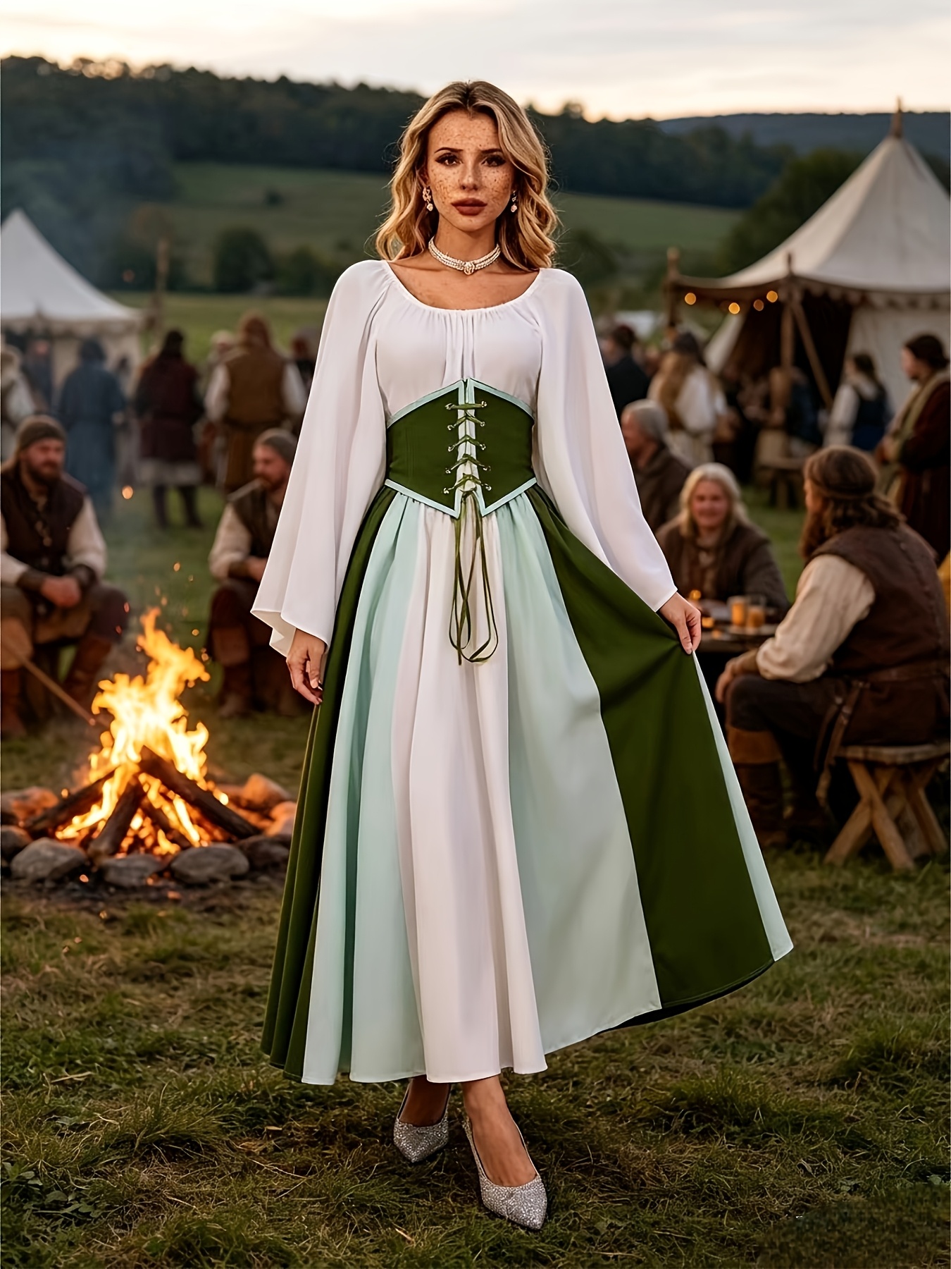 renaissance outfits female sold on Temu United States