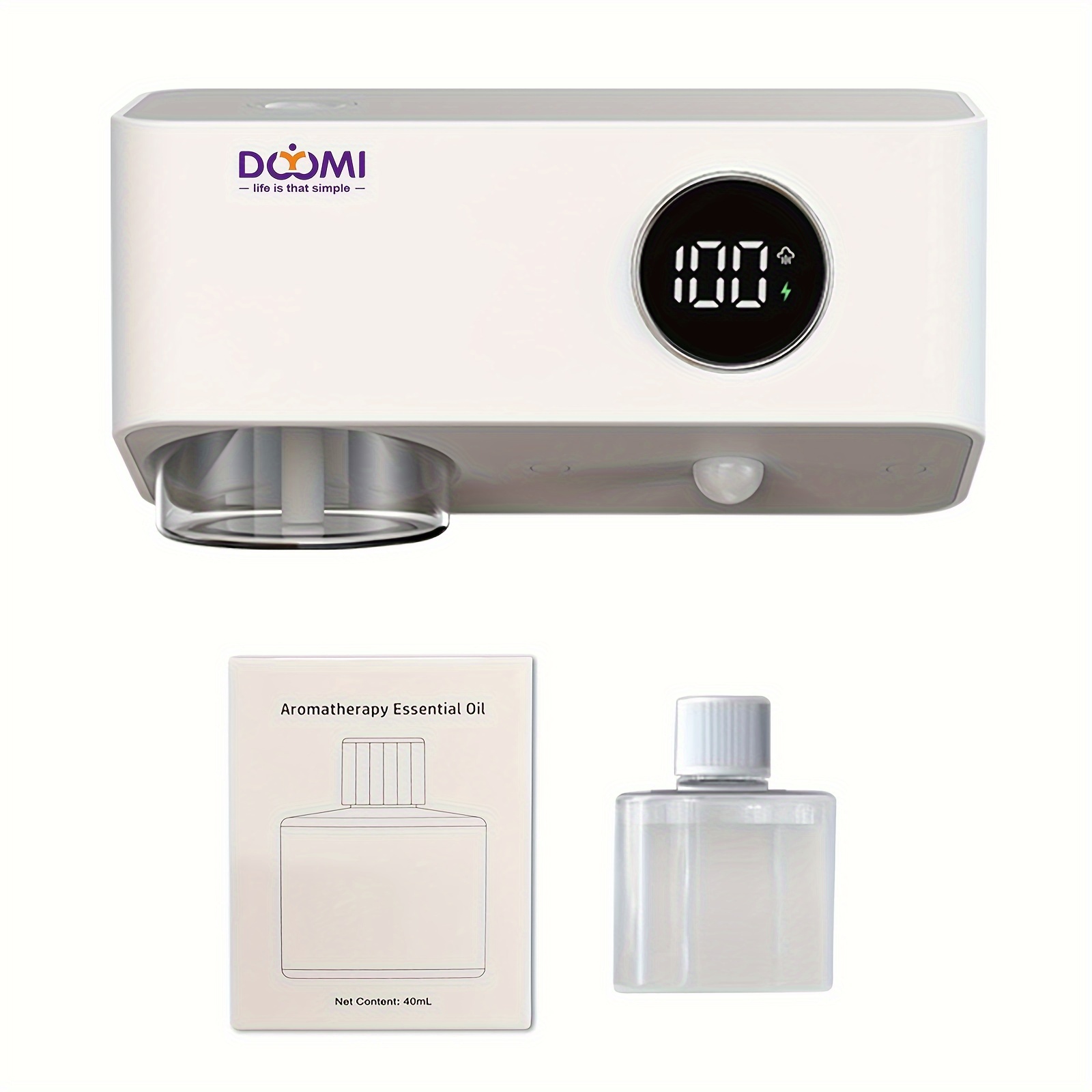 

Smart Home Aromatherapy Machine, Induction Diffuser With Automatic Induction Night Light, Long-lasting Fragrance With 3 Adjustable Concentrations, Suitable For Bedroom, Living Room And Bathroom