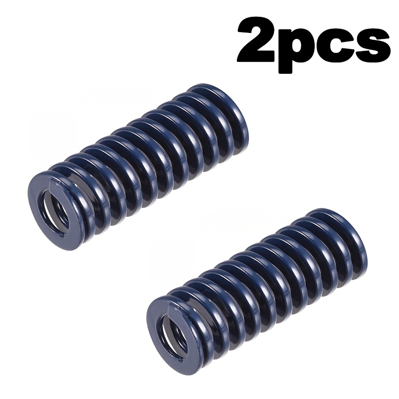 E-shop 2 Stück Federstahl-Kompressionsfedern, Außendurchmesser 20 mm x Länge 50 mm, langlebige Spiralfedern mit Gewindeenden, ideal für Automobil,