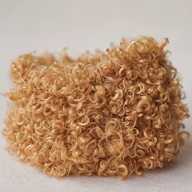 1pc 15mm Ultra-thick Ultra-dense Curly Twist Stick Handmade Strip Simulation Plush Twist Stick