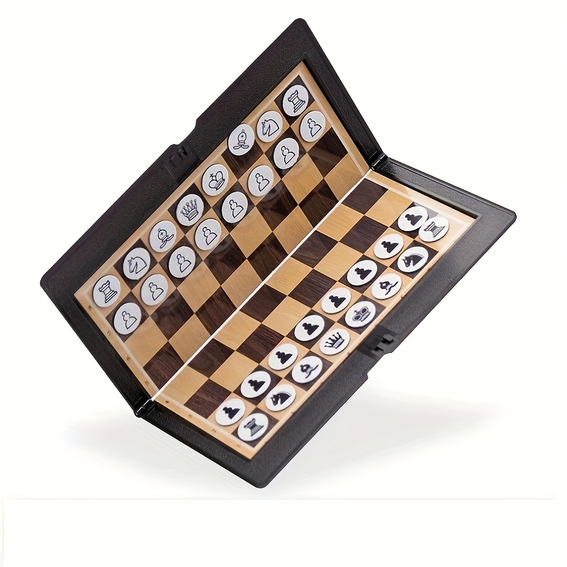 

Jeu d'Échecs Pliable, Petite Taille pour un Rangement Facile, Échecs Portables