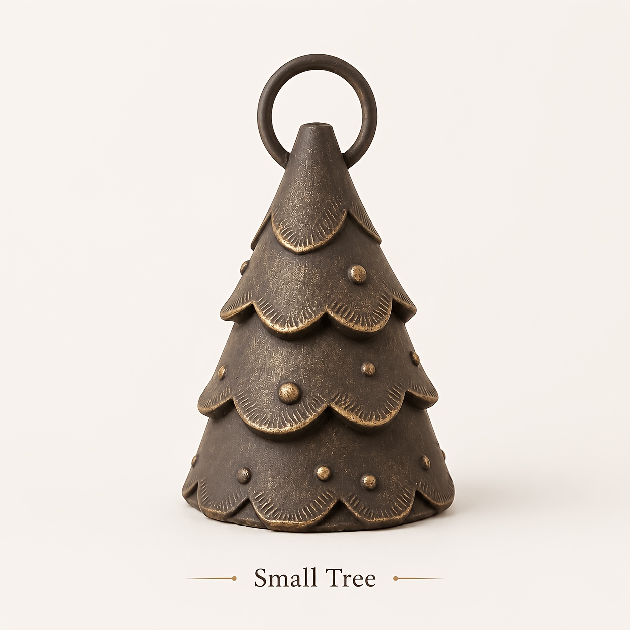 TEMU Figurines vintage de sapin de Noël, ornements de bureau, figurines artisanales vintage en résine de sapin, grandes et petites, décorations de
