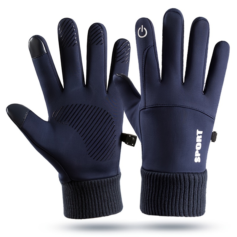 Flexible Winter Fishing Gloves Fleece Lining Windproof Ice - Temu