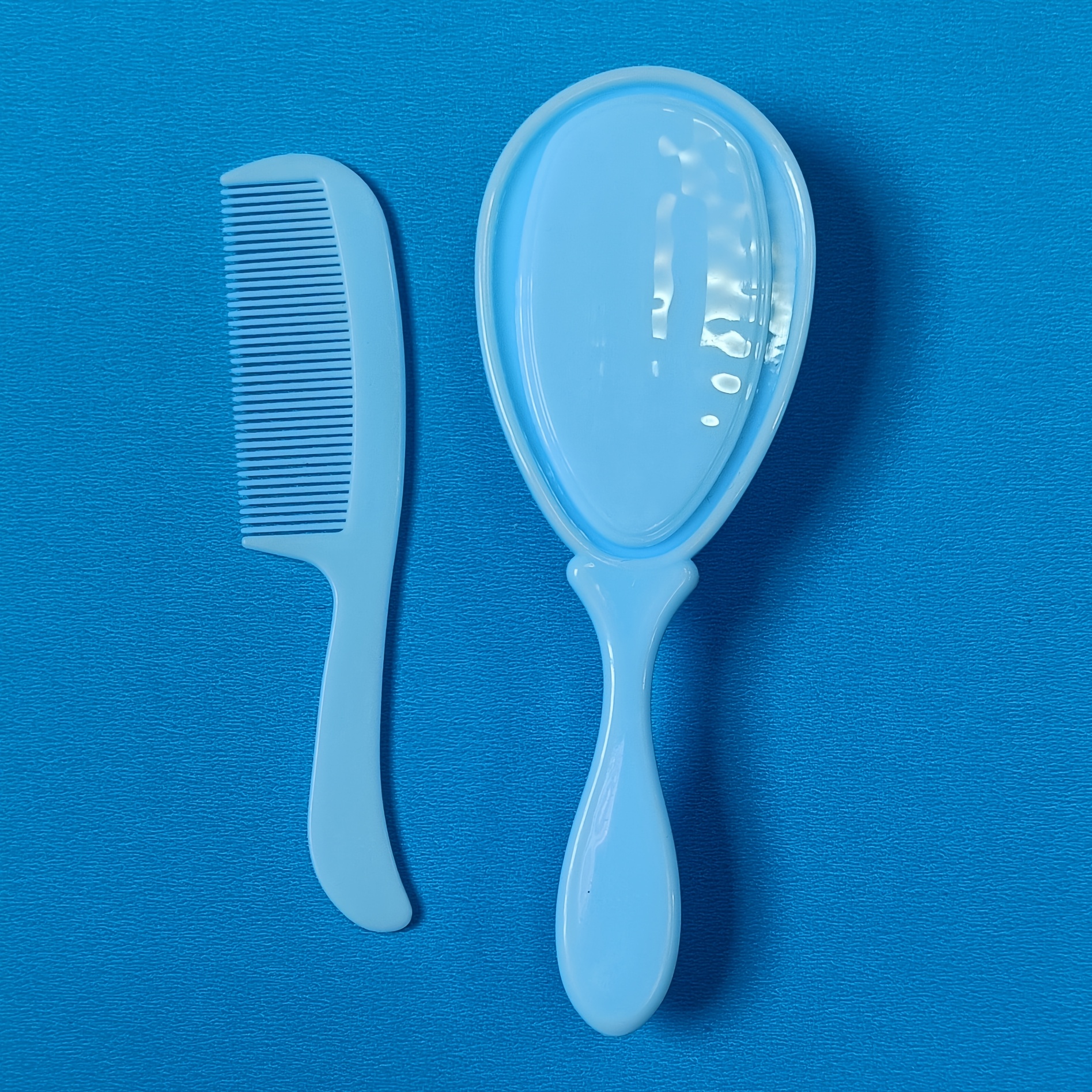 TEMU Ensemble de Toilettage, Brosse et Peigne, Brosse à Poils Doux, Convient pour les Soins des Cheveux et du Corps