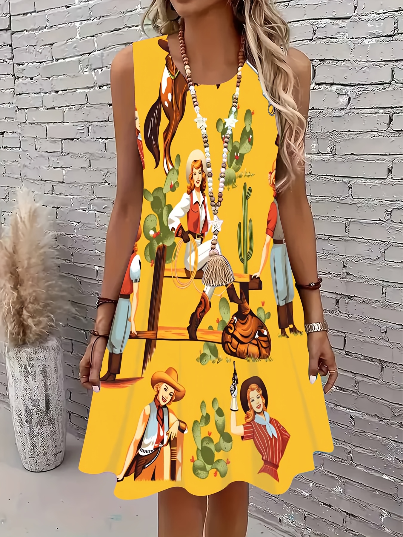 cowgirl dress sold on Temu United States