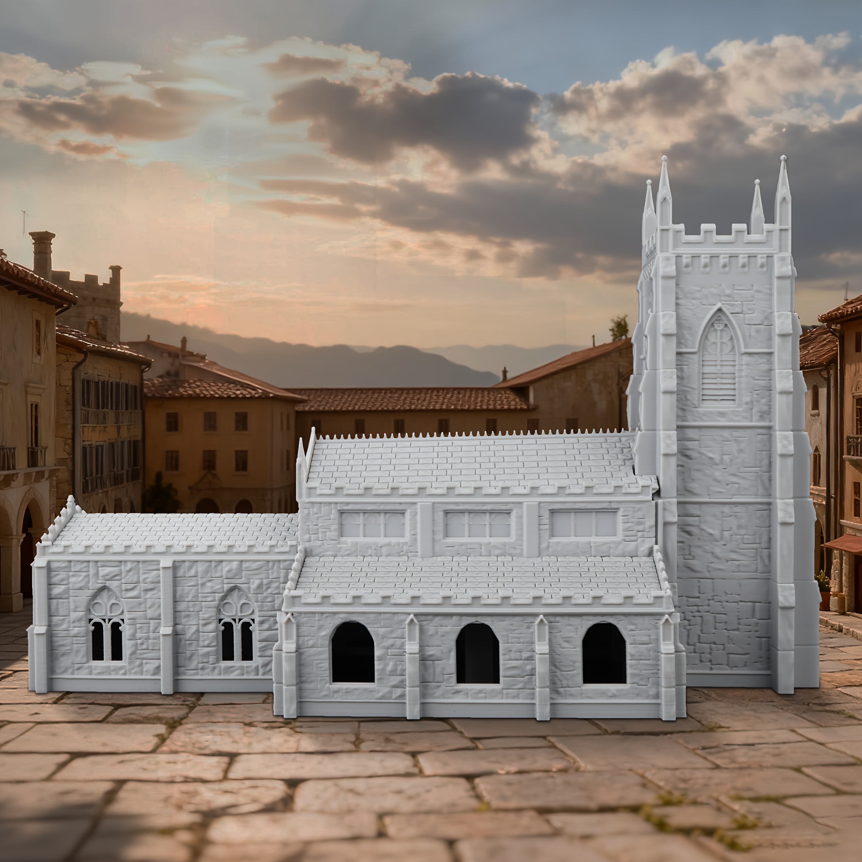Gothic Cathedral Model Kit for Tabletop Games