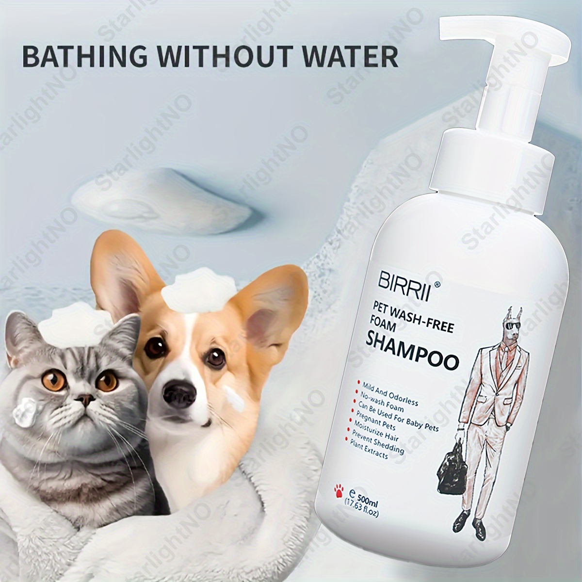 Natural Shampoo And Conditioner For Dogs And Cats, Soothes Itching