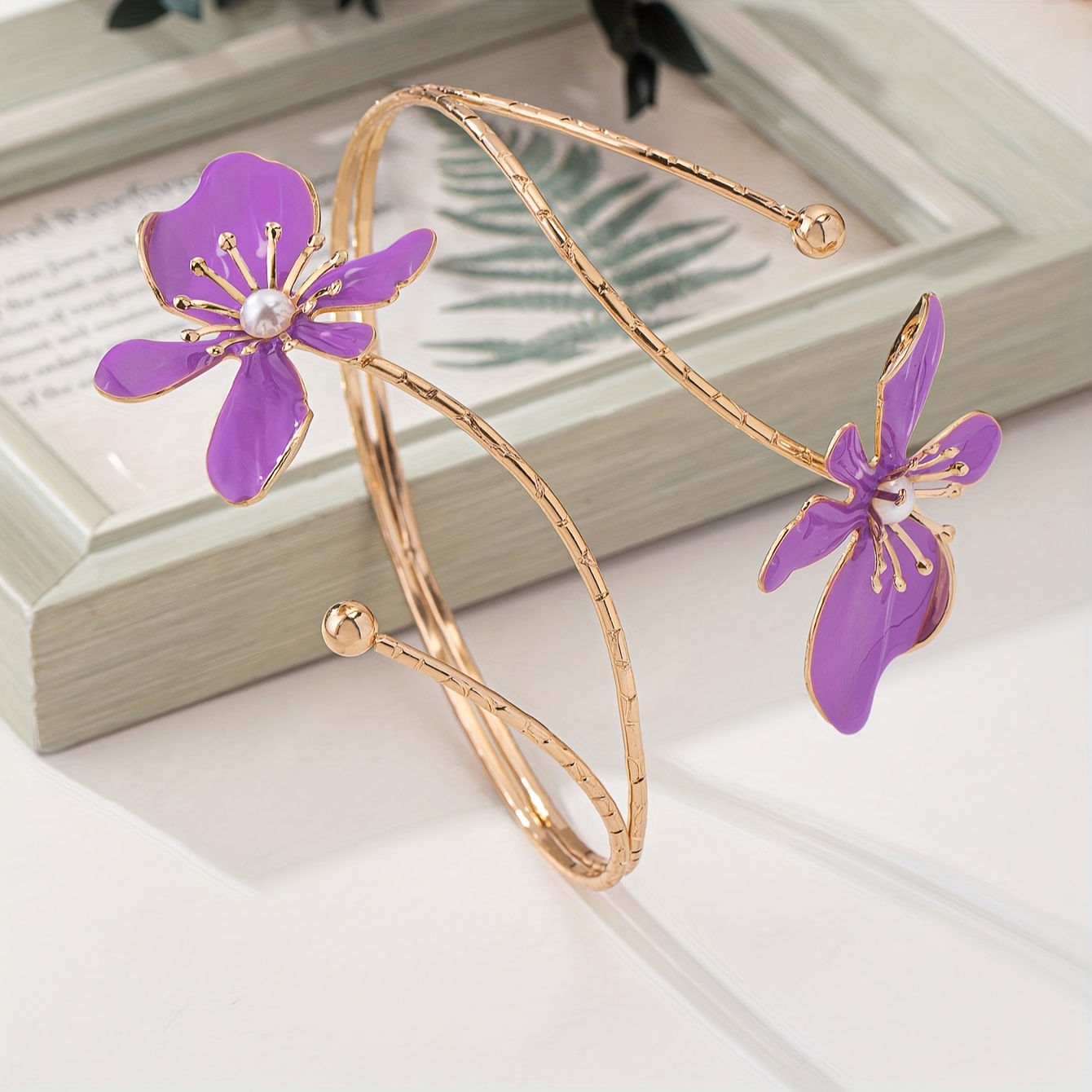 Sweet Floral Drip Bracelet for Women