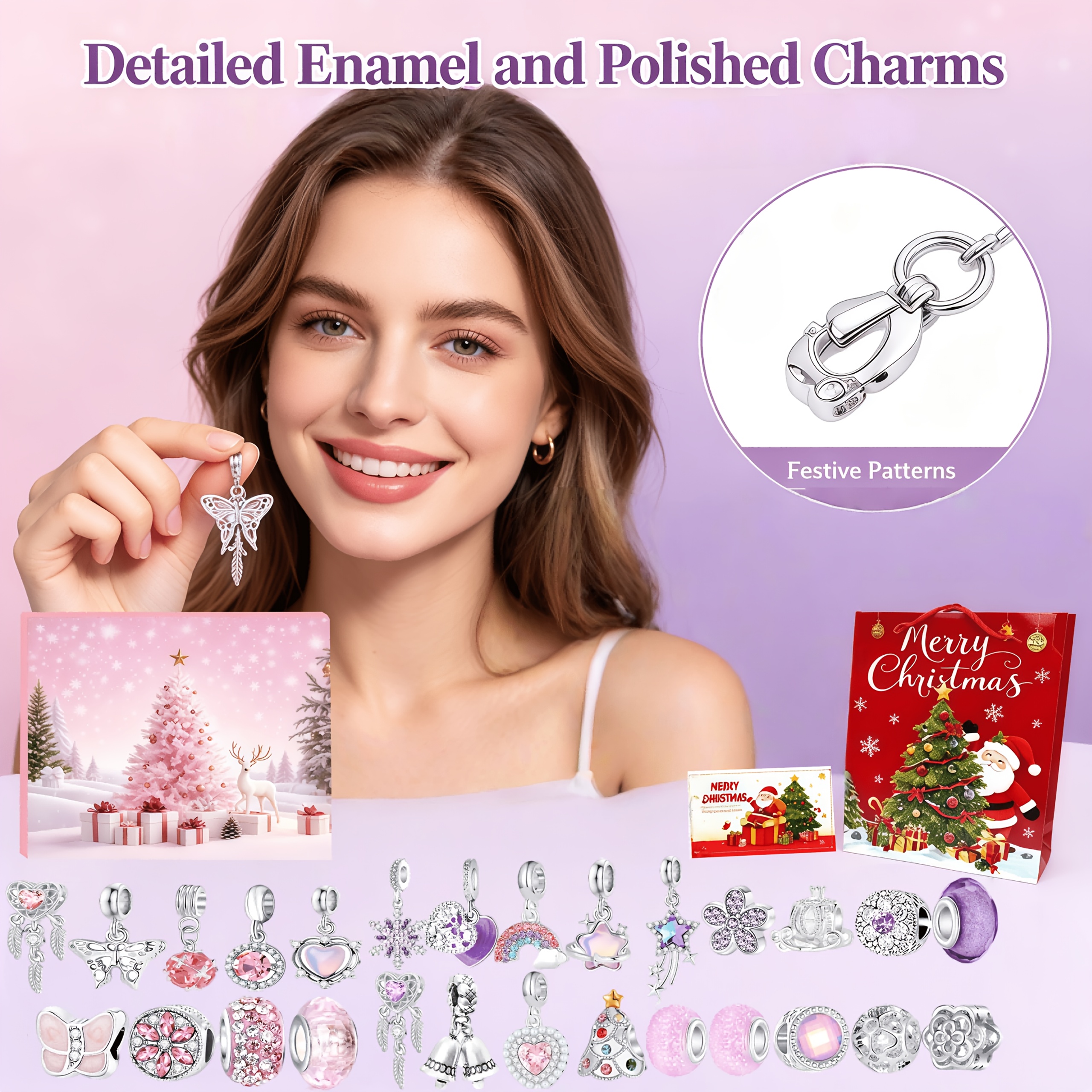 31-Slot Christmas Advent Countdown Calendar Gift