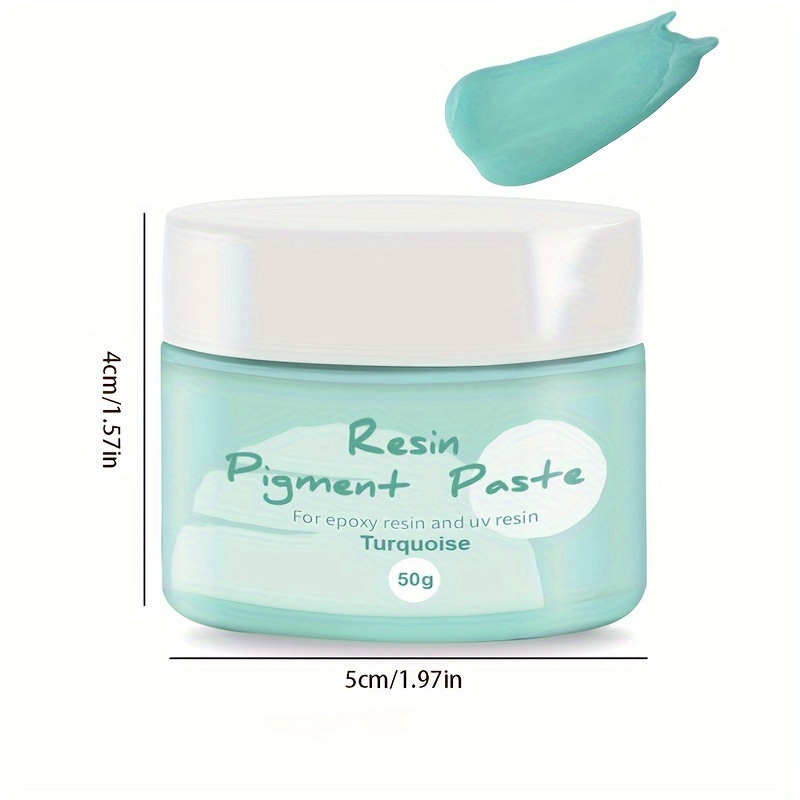 Image of Resin Pigment Paste - Pigmented Paste For Epoxy Resin (1.76oz Paste/jar), Epoxy Resin Supplies For Resin Art Jewelry Making, Concentrated Uv Resin Colorant For Crafts (shake Before Use)