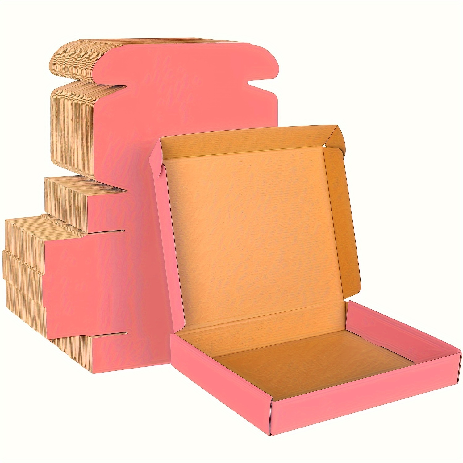 

Boîtes en carton rose fantaisie, 13 po x 10 po x 2 po, 30 pièces, parfaites pour commercial, et plus encore